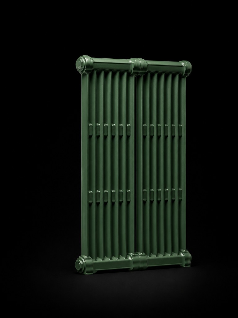 Radiateur Bloc fonte rénové vert